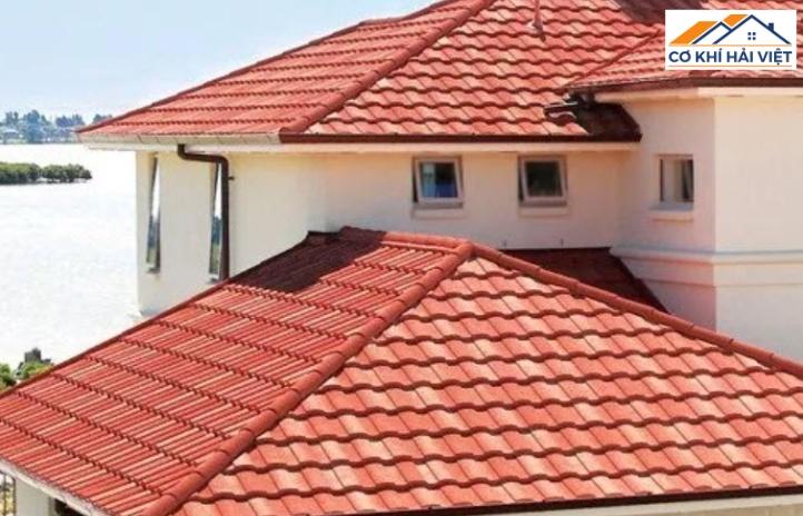 Các loại mái tôn giả ngói