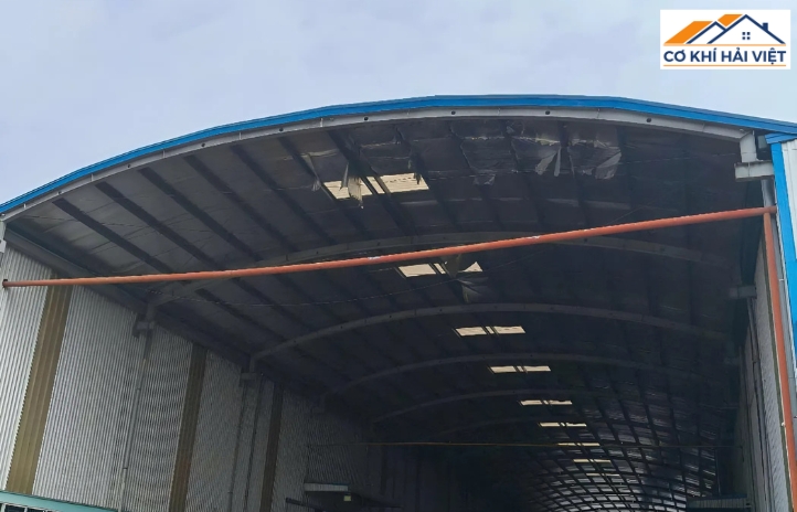 Mẫu mái tôn cong phổ biến
