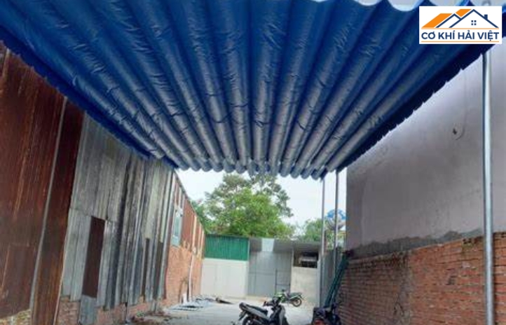 Có thể lắp mái tôn cho sân thượng
