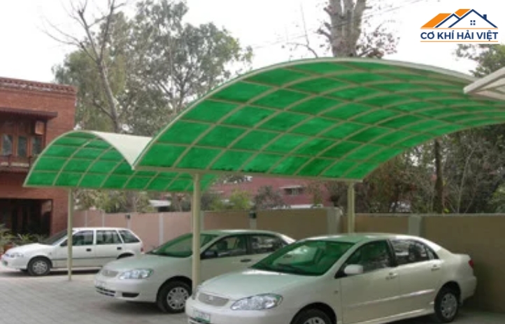 Lưu ý quan trọng khi lắp mái tôn nhà xe