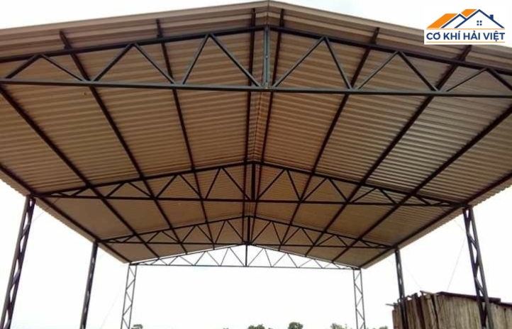 Thông tin mái tôn nhà xưởng 1 lớp