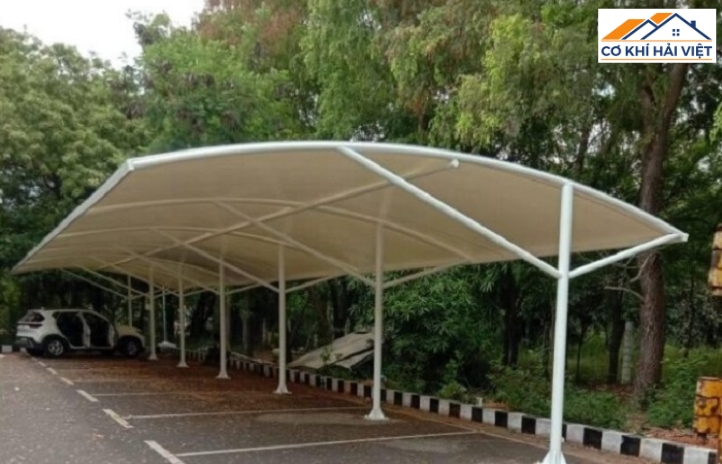 Tổng quan về mái tôn nhà xe