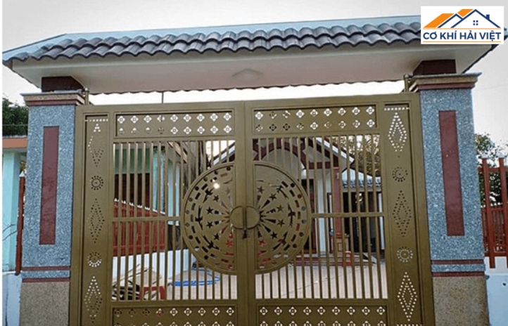 Cổng mang phong cách hiện đại