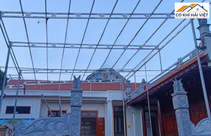 Hướng dẫn cách làm mái tôn 1 mái chi tiết