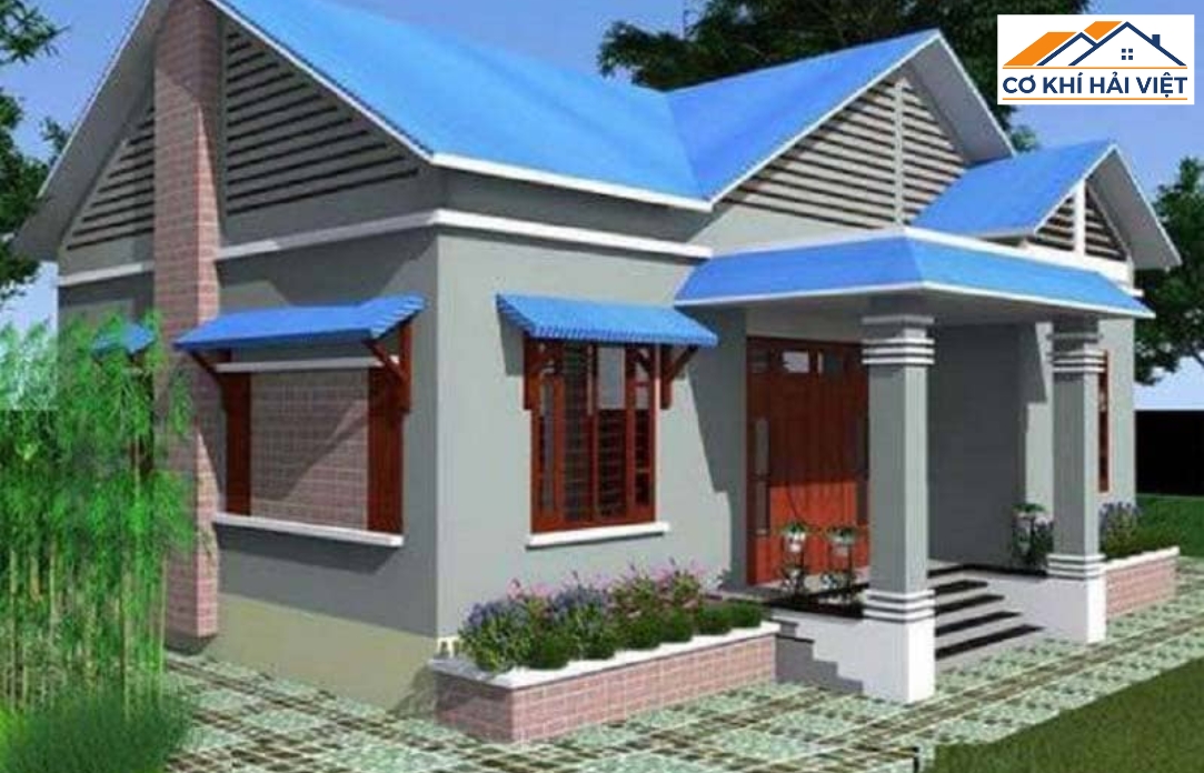 Kèo mái tôn gác lửng