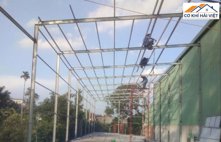 Khung chính của công trình