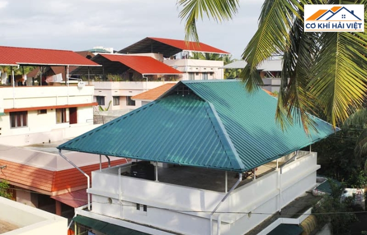 Mái tôn kiểu truyền thống