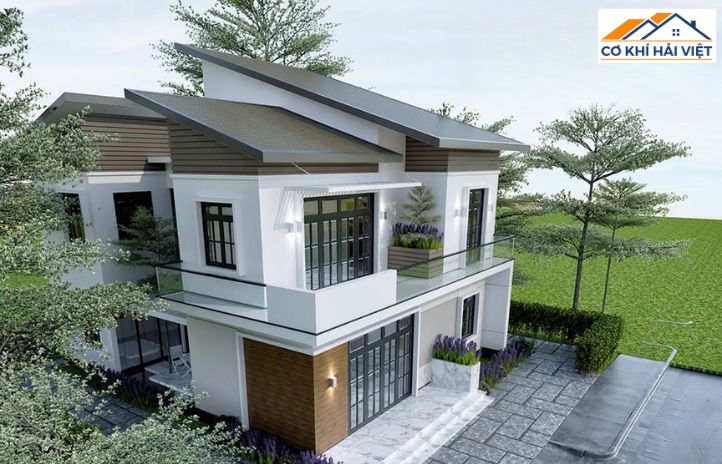 Mái bằng luôn là lựa chọn đáng cân nhắc cho những ai yêu thích sự hiện đại và gọn gàng