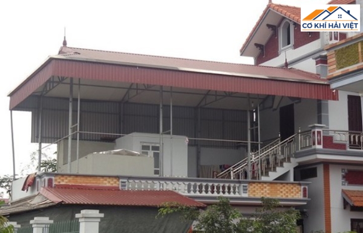 Thao tác lắp đặt, thi công mái tôn