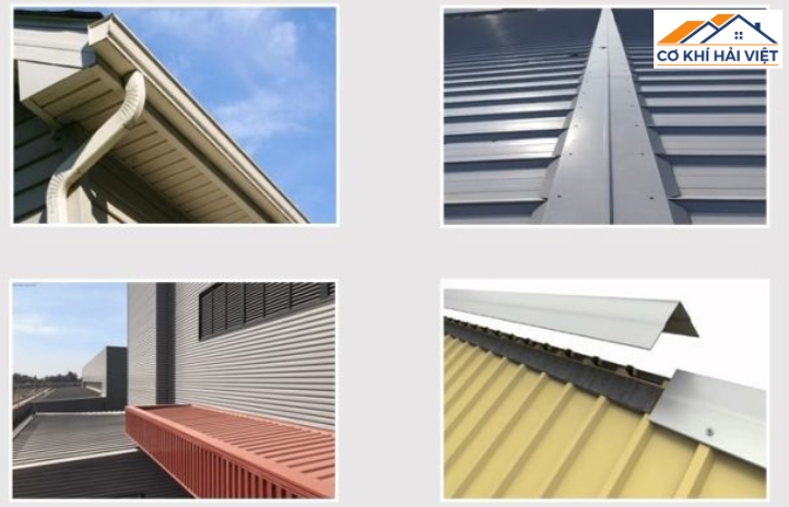 Diềm mái tôn giúp bạn ngăn chặn tình trạng ứ đọng nước mưa trên mái nhà