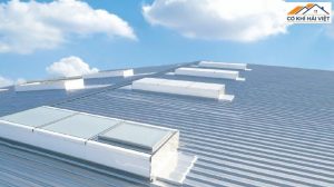 giếng trời mái tôn