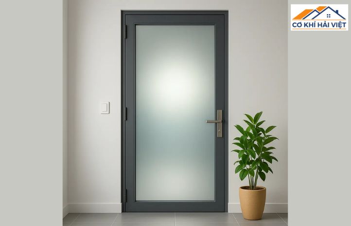 Cửa sắt kết hợp kính hài hòa giữa chắc chắn và nhẹ nhàng