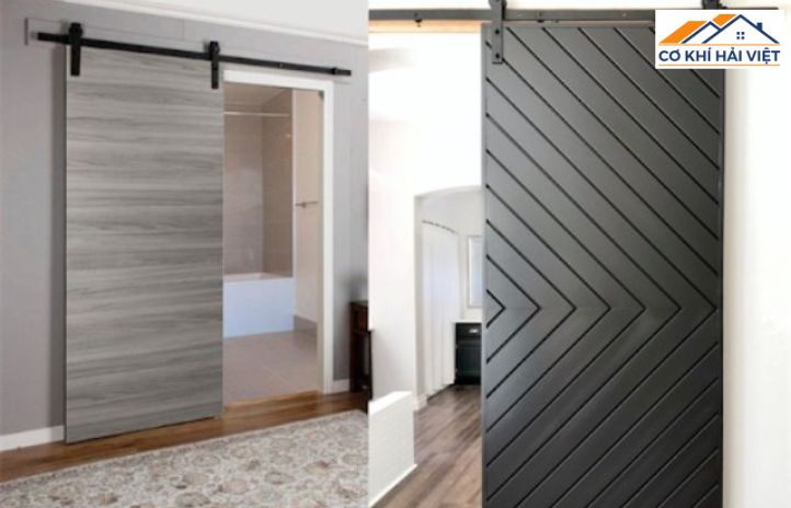 Mẫu cửa sắt mở lùa giúp tiết kiệm diện tích tối đa
