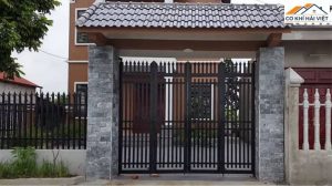 Cổng rào sắt hộp đẹp