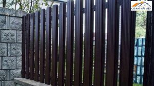 Hàng rào sắt hộp mạ kẽm