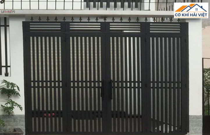 Các thanh dọc thẳng đều tạo nên vẻ đẹp mạnh mẽ, cá tính