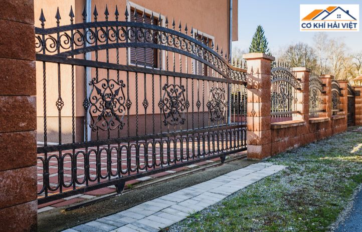 Phân loại các dòng cổng sắt phổ biến