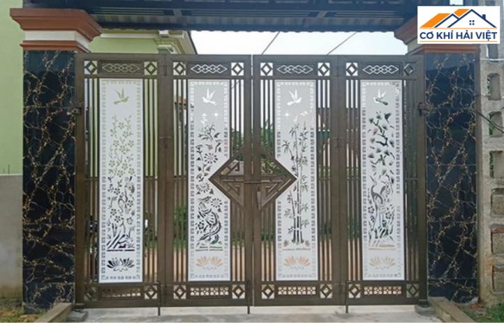 Mở ra không gian bề thế, một lời chào nồng hậu và đầy khí chất cho những ngôi nhà có mặt tiền rộng lớn