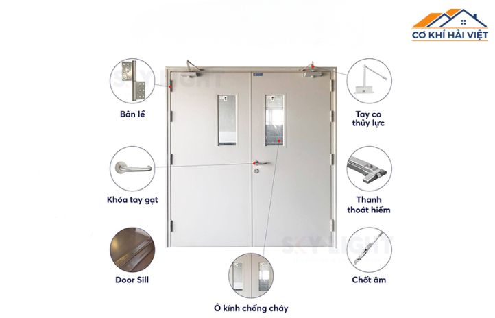 Sự hoàn hảo đến từ những chi tiết nhỏ nhất: từ ron cao su ngăn khói đến bản lề chịu nhiệt và tay co thủy lực