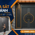 Mẫu cửa sắt 4 cánh đẹp hiện nay