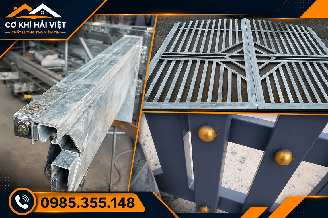 Vật liệu sắt làm cổng tại Cơ Khí Hải Việt